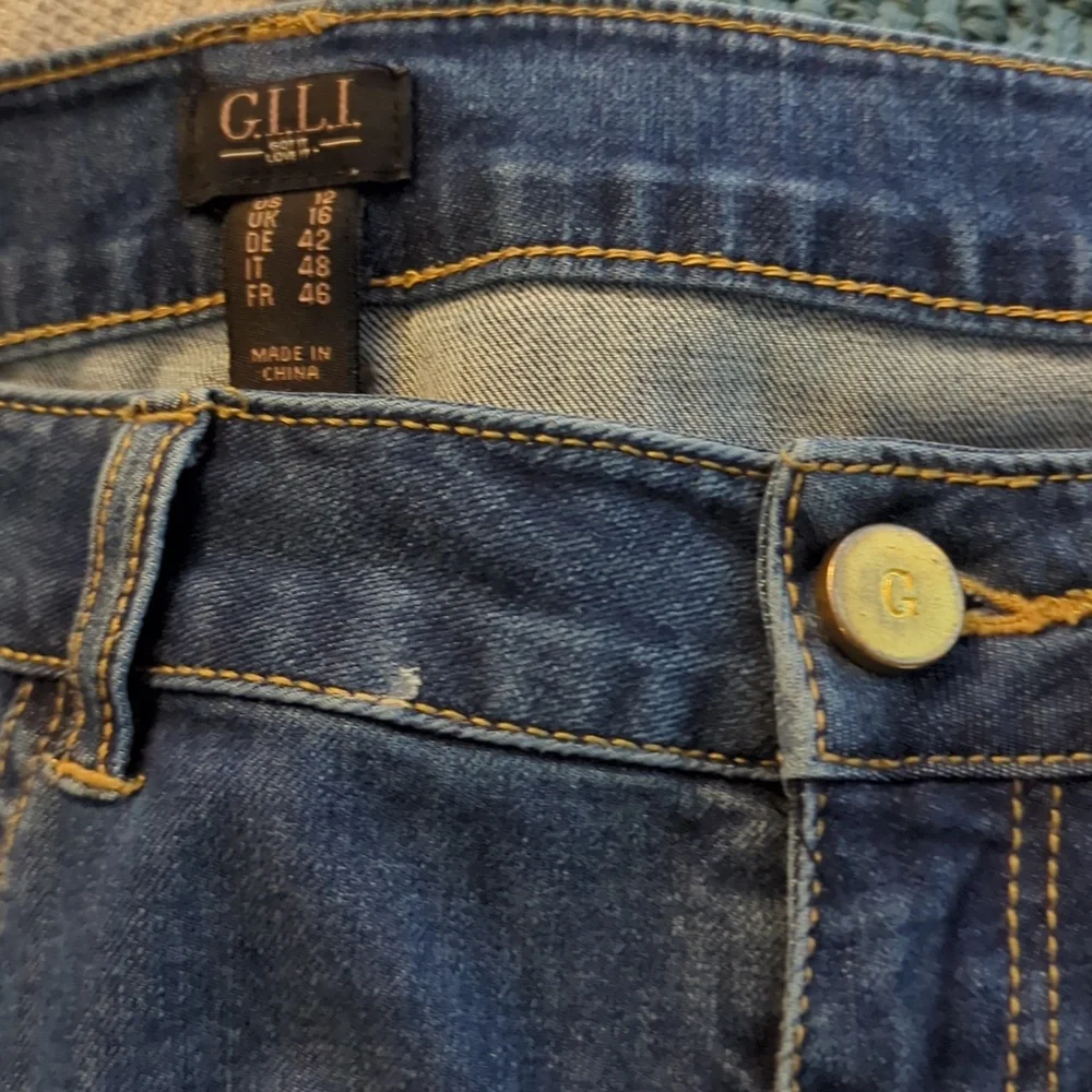 G.I.L.I ankle zip jeans - Picture 2 of 4